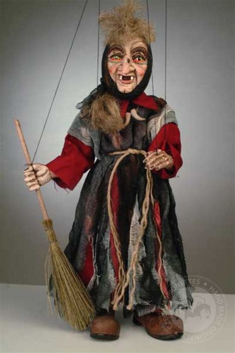 Nasty witch marionette